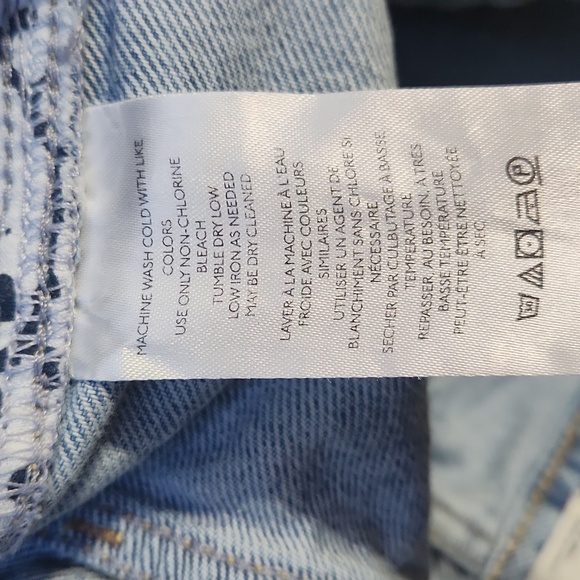 New We The Free Big Sur Coast boyfriend short Button Up Fly Women's size 25 - Picture 14 of 14